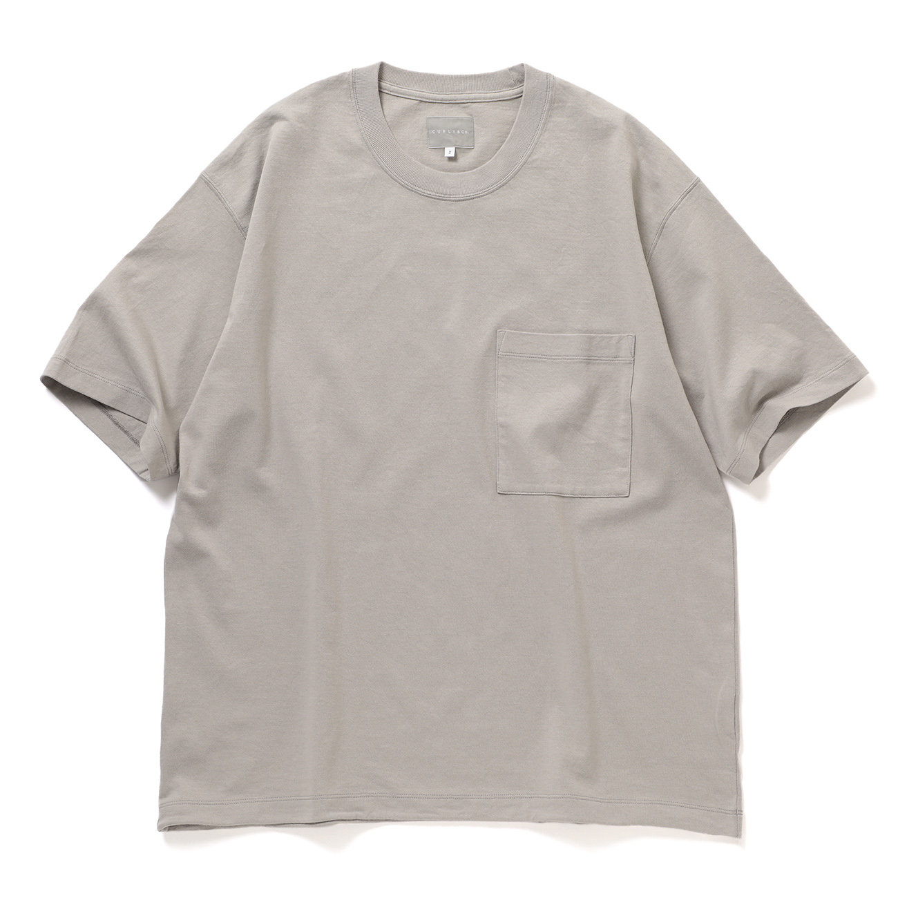 DRAWSTRING POCKET TEE - Sand