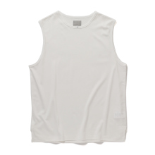 CURLY / カーリー | MOIST BRIGHT SLEEVELESS TEE - White