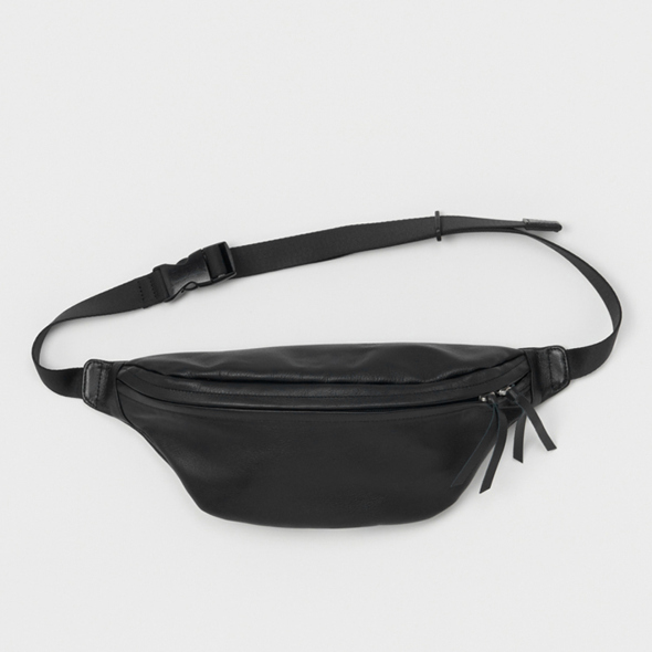 Hender Scheme / エンダースキーマ | cow waist pouch bag - Black