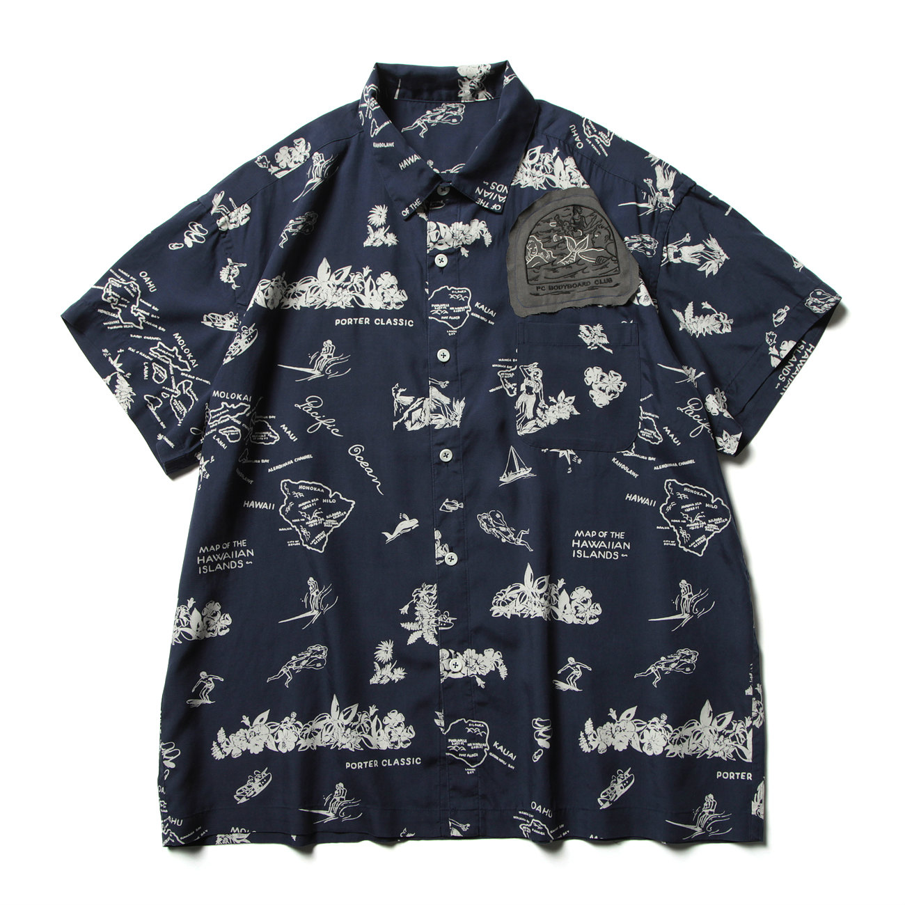 ★ポータークラシック★ H/W ATELIER T-SHIRT ネイビー PORTER CLASSIC Porter Classic / ポータークラシック ： H/W