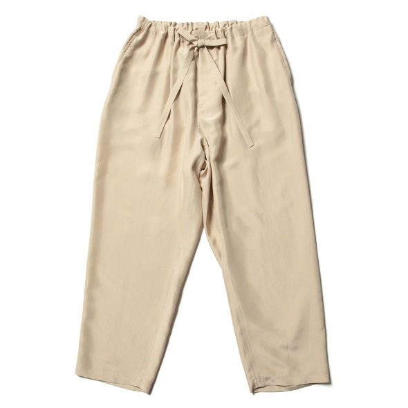 URU / ウル | SILK SAND WASH / EASY PANTS - Beige | 通販 - 正規取扱