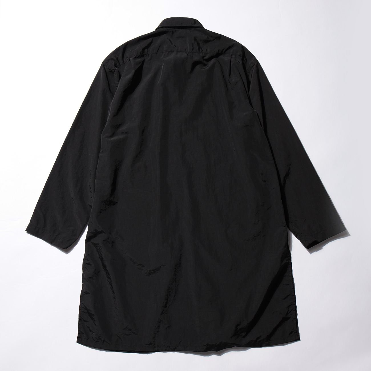 A17258 美品 Y's コットンブロードロングシャツ ブラック 1 黒シャツ A17258 美品 Y's コットンブロードロングシャツ ブラック 1 黒