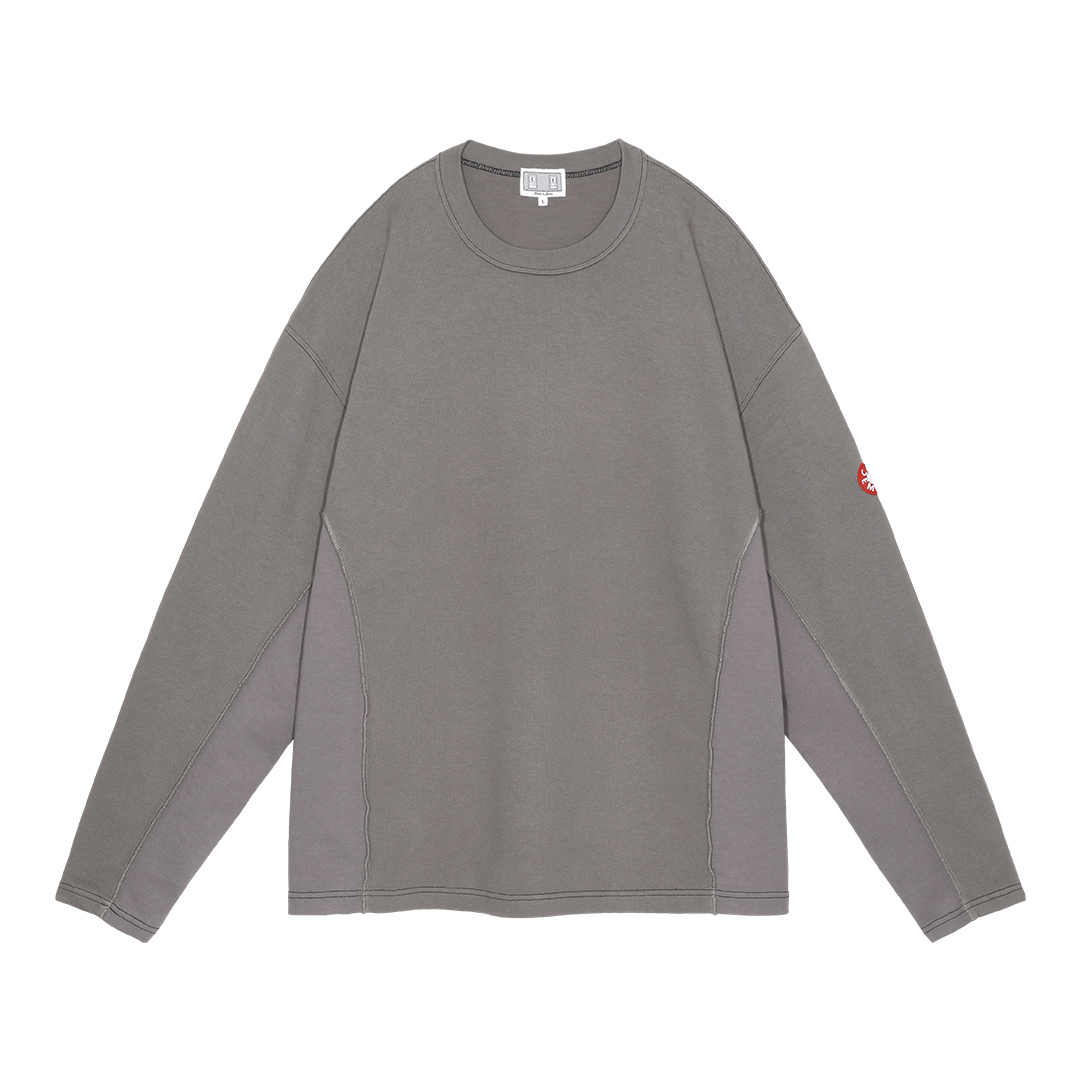 C.E / シーイー | SIDE SEAM DBL KNIT LONG SLEEVE - Charcoal | 通販