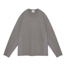 C.E / シーイー | SIDE SEAM DBL KNIT LONG SLEEVE - Charcoal