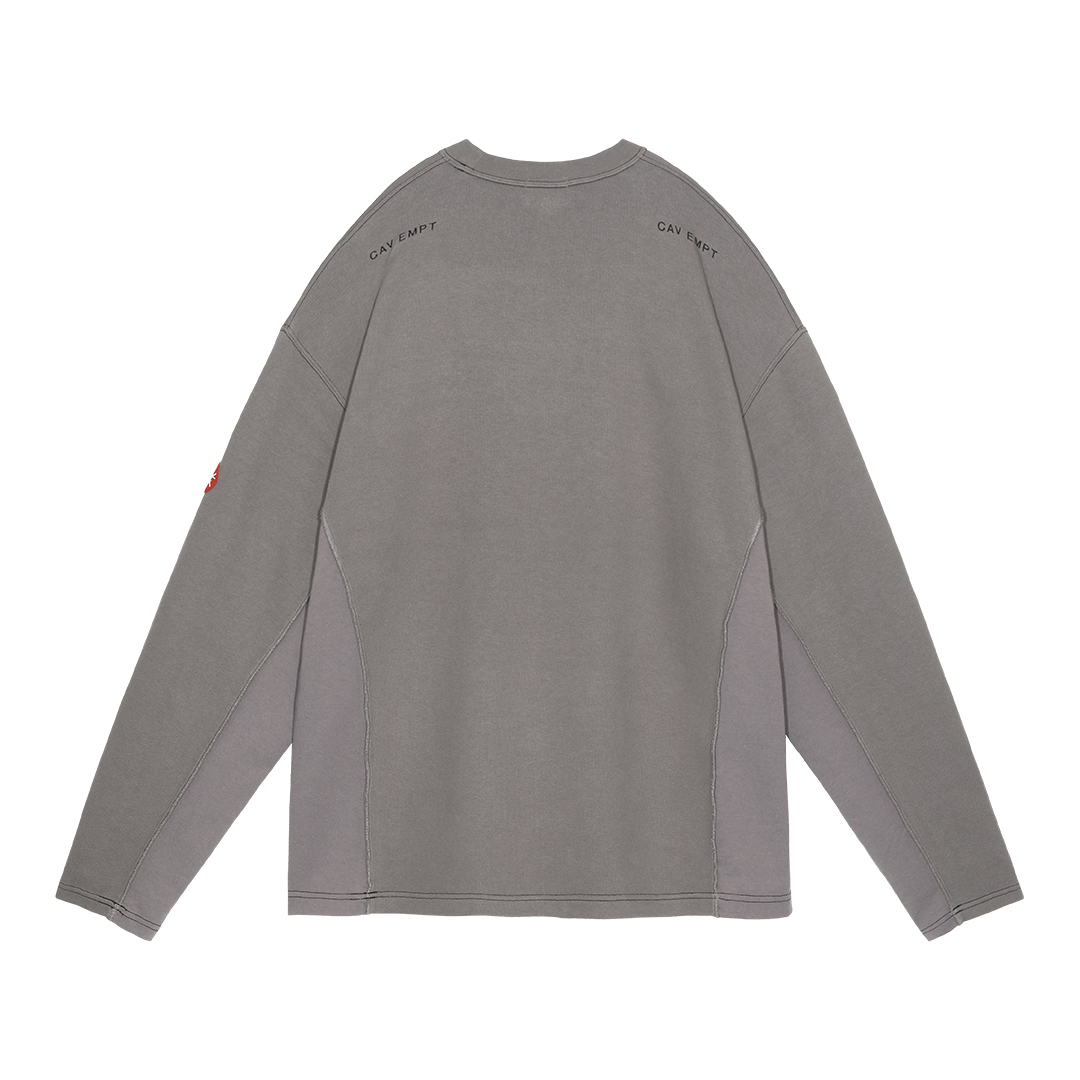 C.E / シーイー | SIDE SEAM DBL KNIT LONG SLEEVE - Charcoal | 通販
