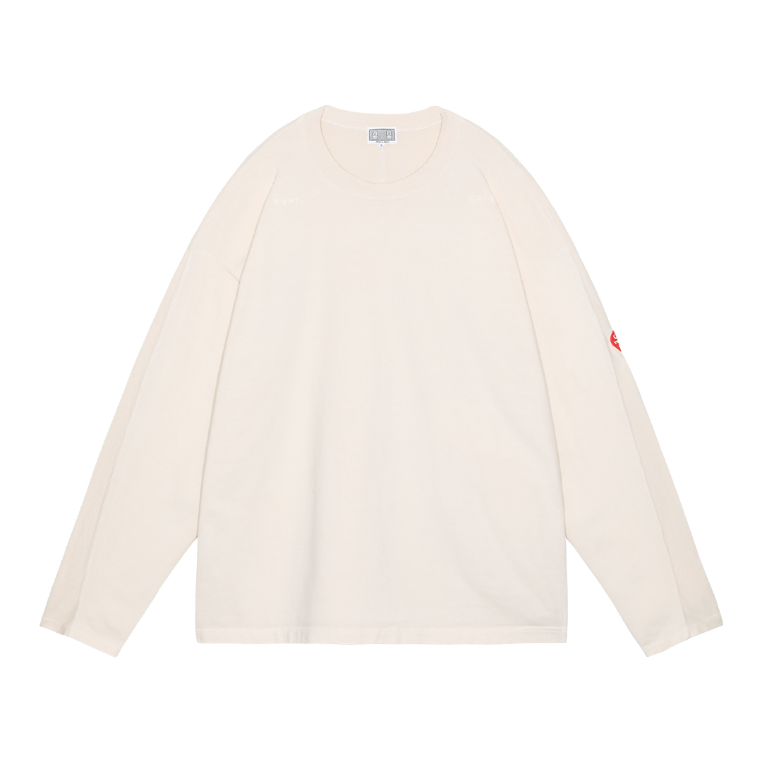 OVERDYE FORWARD LINE HEAVY LONG SLEEVE T - Beige