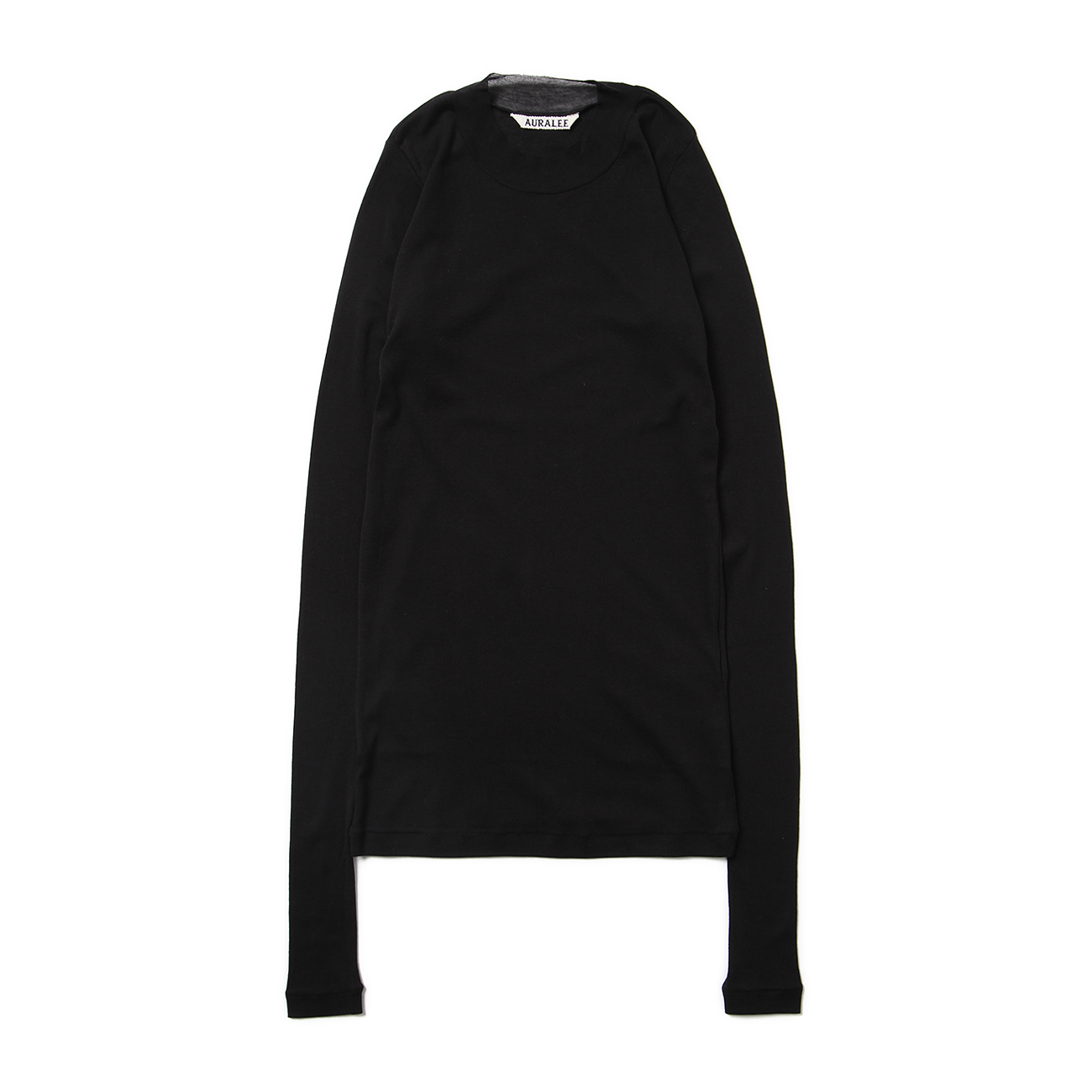 AURALEE / オーラリー | GIZA SUPER HIGH GAUGE SHEER RIB L/S TEE