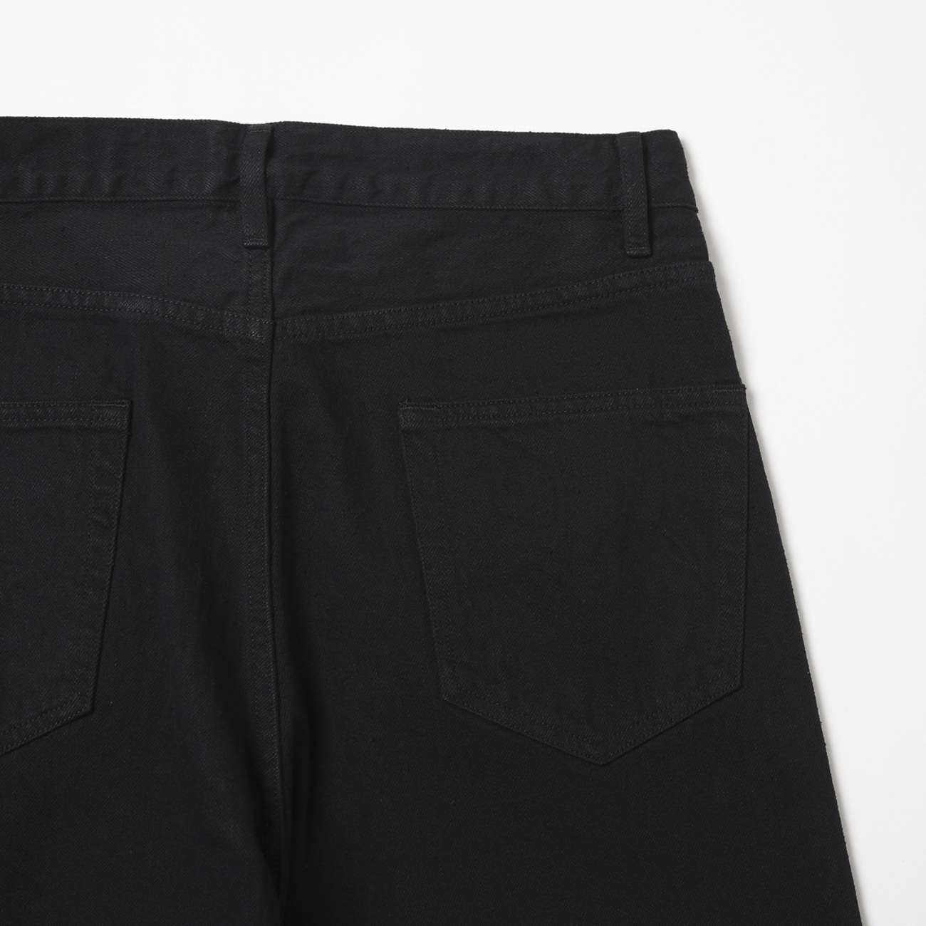 AURALEE / オーラリー | SELVEDGE LIGHT DENIM PANTS (メンズ) - Black