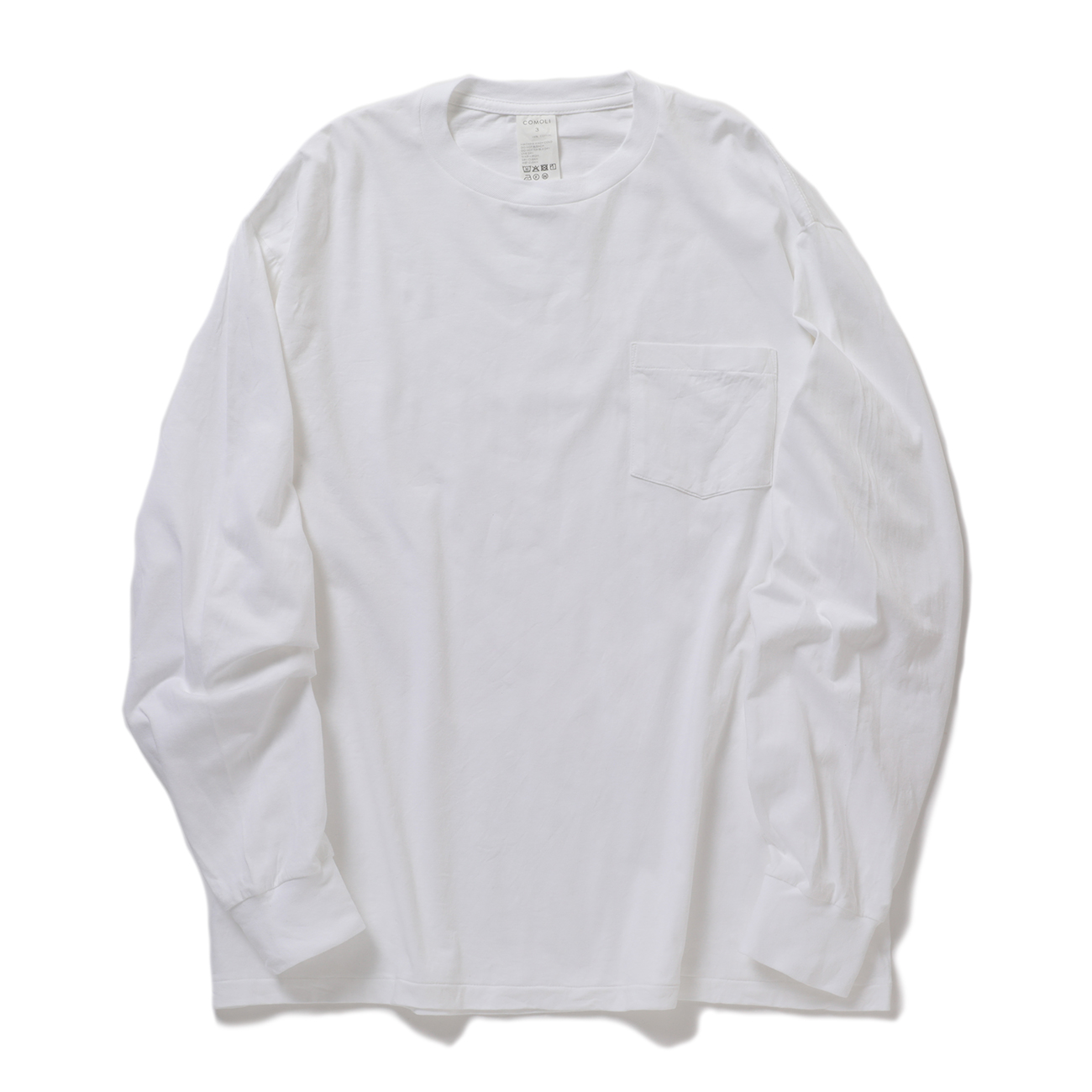送料無料 店舗 COMOLI / コモリ | サープラス 長袖シャツ - White | 通販 トップス