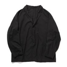 COMOLI / コモリ | シルク製品染 ジャケット - Black