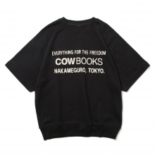 COW BOOKS / カウブックス | Book Vender Sweat-Tshirt - Black × Ivory