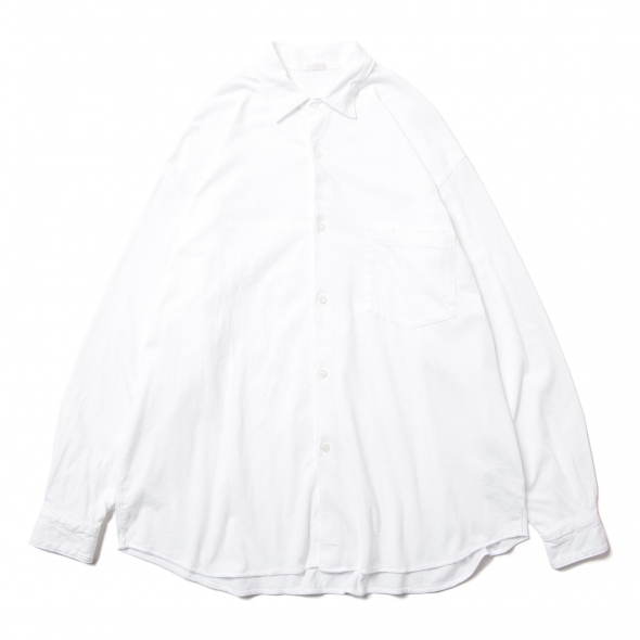 comoli コットンジャージコモリシャツ size2 COMOLI / コモリ | コットンジャージ コモリシャツ - White | 通販