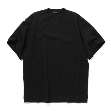 COMOLI / コモリ | コットンジャージ 半袖Tシャツ - Black