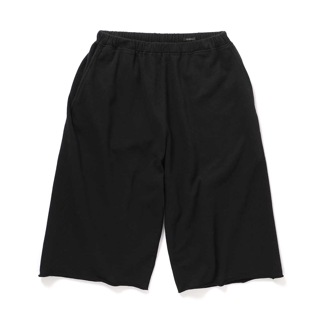 COMOLI / コモリ | LWコットン裏毛 ショーツ - Black | 通販 - 正規