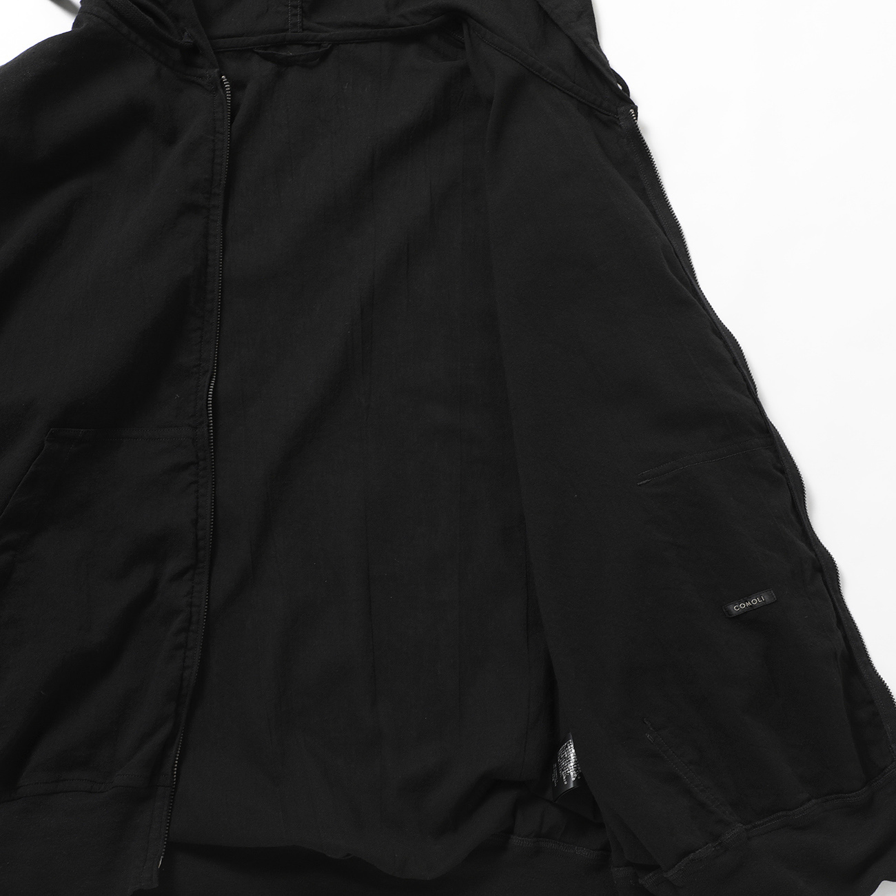 COMOLI / コモリ | オックス ジップパーカ - Black | 通販 - 正規取扱