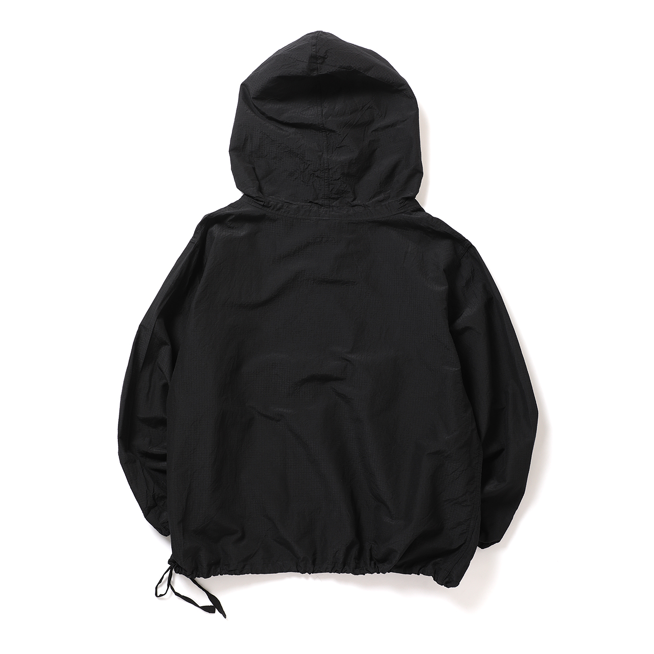 COMOLI / コモリ | リップストップ スモックパーカ - Black | 通販