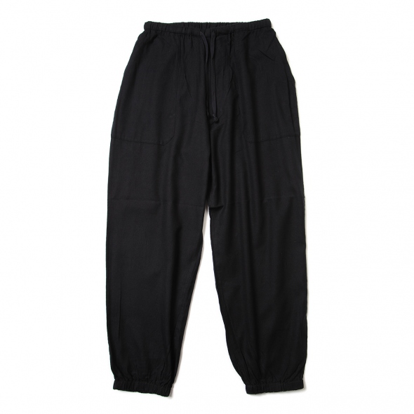 Comoli シルクネル　ドローストリングパンツ COMOLI (コモリ) シルクネル ドローストリングパンツ