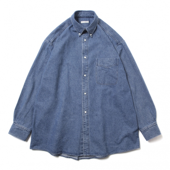 INTERIM / インテリム | 90s FIT UK HEAVY USED DENIM BUTTON DOWN SHIRT - U.Navy |  通販 - 正規取扱店 | COLLECT STORE / コレクトストア