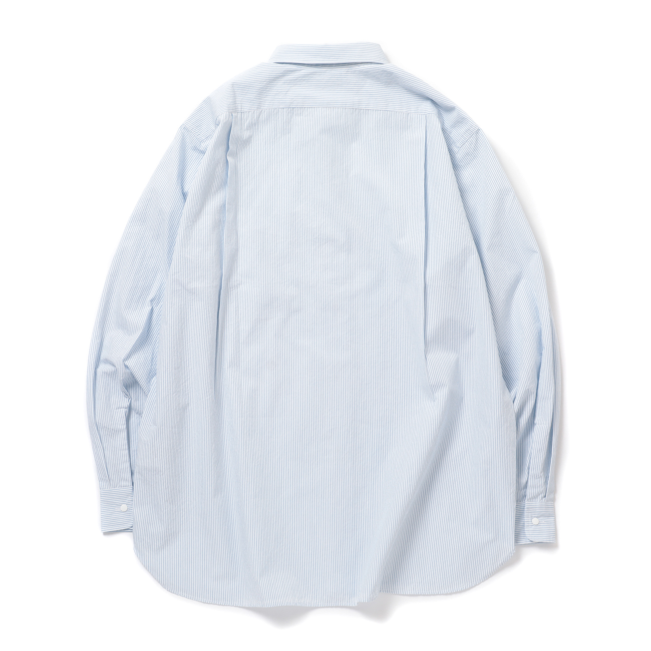 nanamica / ナナミカ | Regular Collar Stripe Wind Shirt - Sax