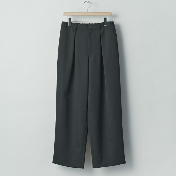 ssstein / シュタイン | EASY WIDE TROUSERS - Black | 通販 - 正規