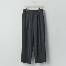 ssstein / シュタイン | EASY LONG WIDE TROUSERS - Black