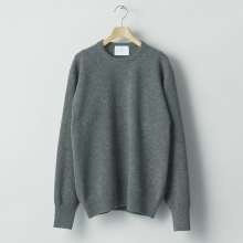 ssstein / シュタイン | EXTRA FINE WOOL KNIT CREW NECK LS - Grey