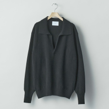 ssstein / シュタイン | EXTRA FINE WOOL KNIT SKIPPER - Black