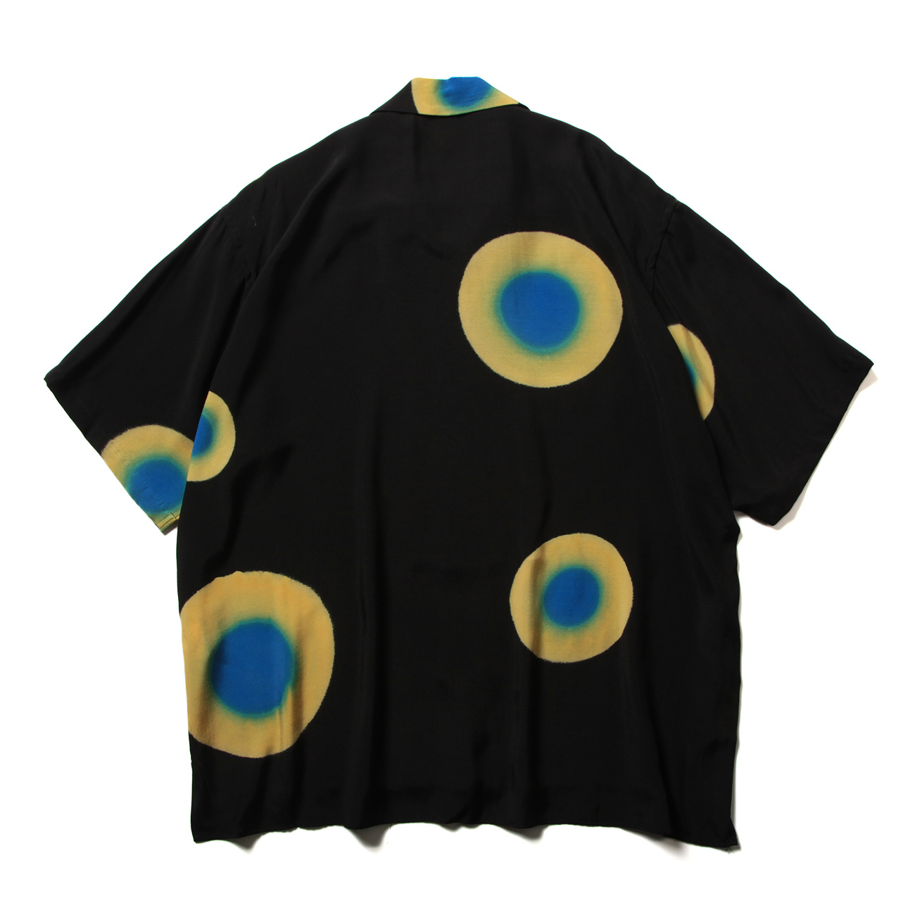 URU / ウル | HAND DYED (抜染&引き染め) / OPEN COLLAR SHORT
