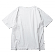 COMOLI / コモリ | ボートネック半袖シャツ - White
