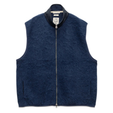 nanamica / ナナミカ | Zip-Up Mohair Vest - Navy