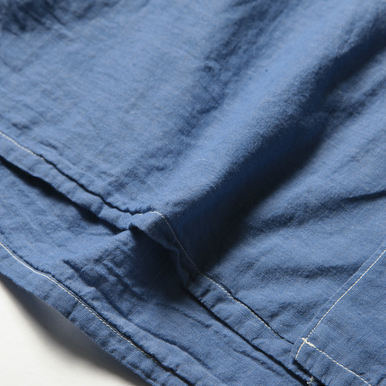 【NY,NY!】comoli コモリ19ss ベタシャン ブルゾン COMOLI / コモリ | ベタシャン オープンカラーシャツ - Sax | 通販