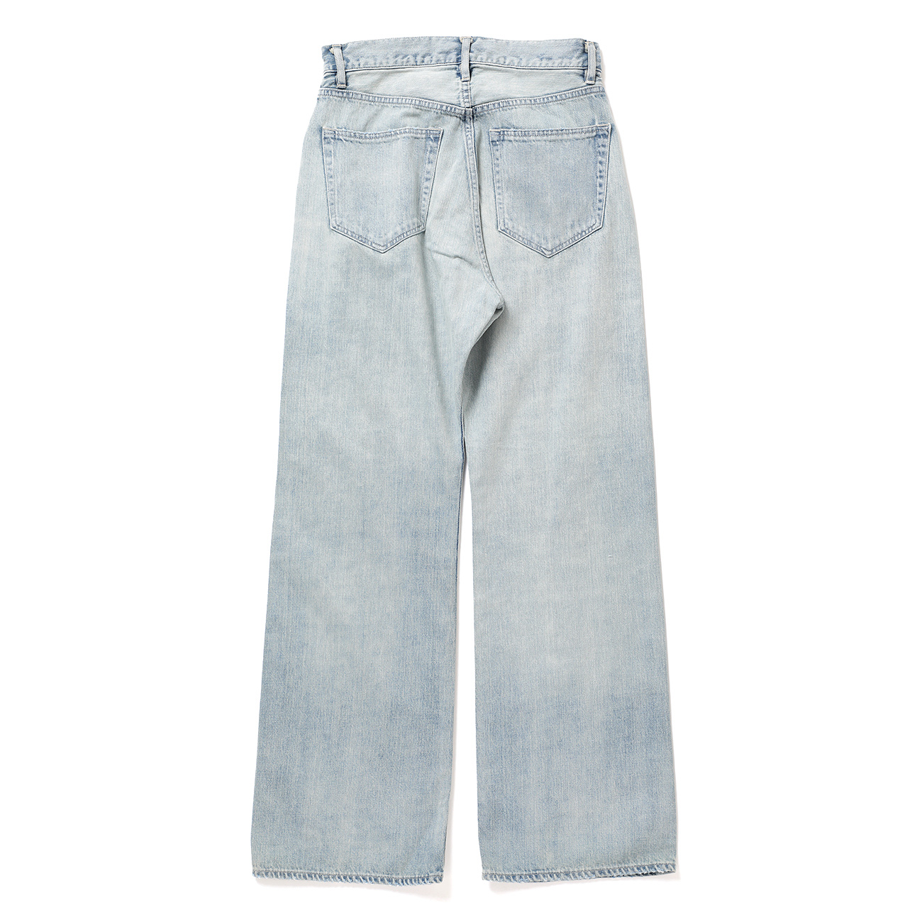 AURALEE / オーラリー | FADED SELVEDGE LIGHT DENIM PANTS