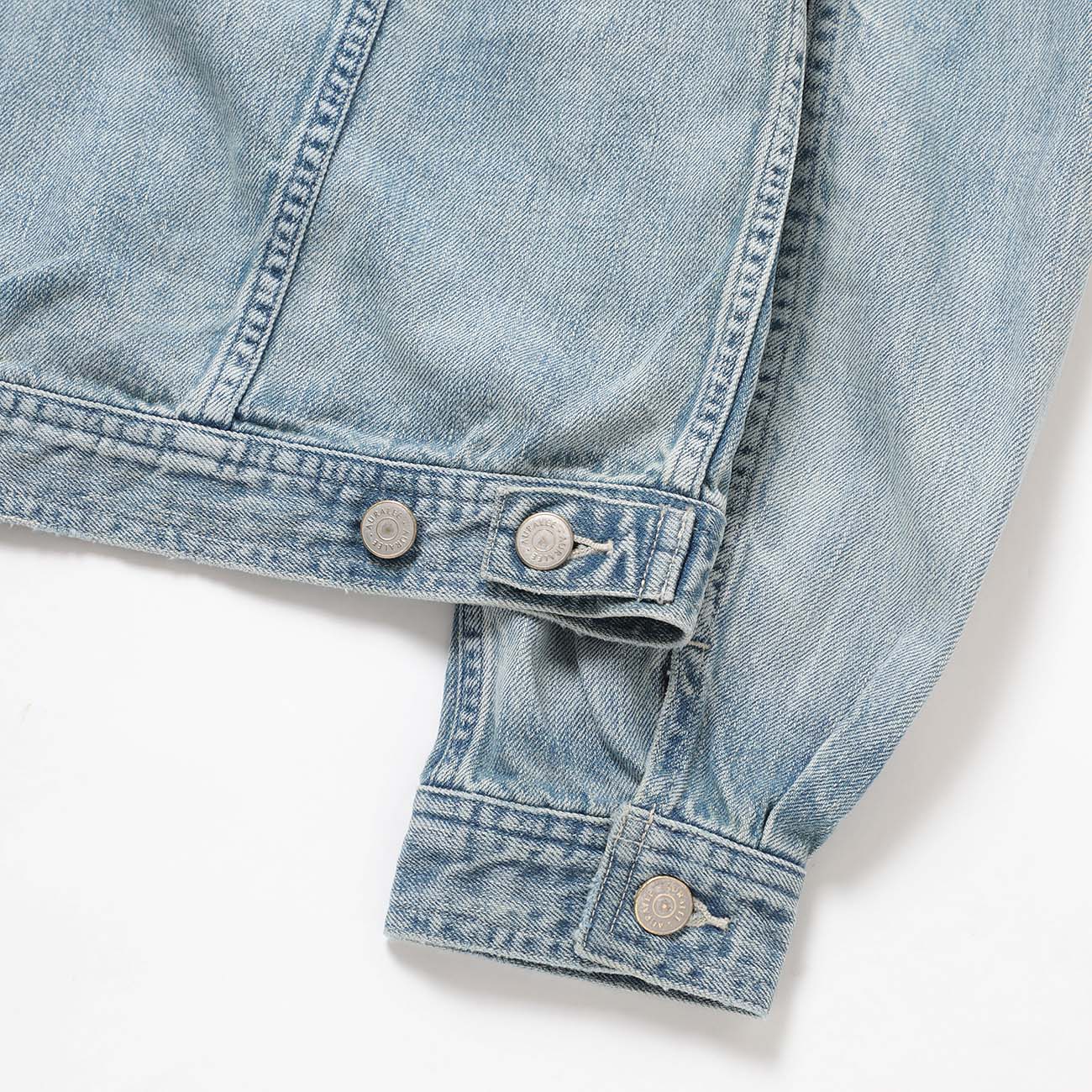 AURALEE / オーラリー | FADED SELVEDGE LIGHT DENIM BLOUSON (メンズ