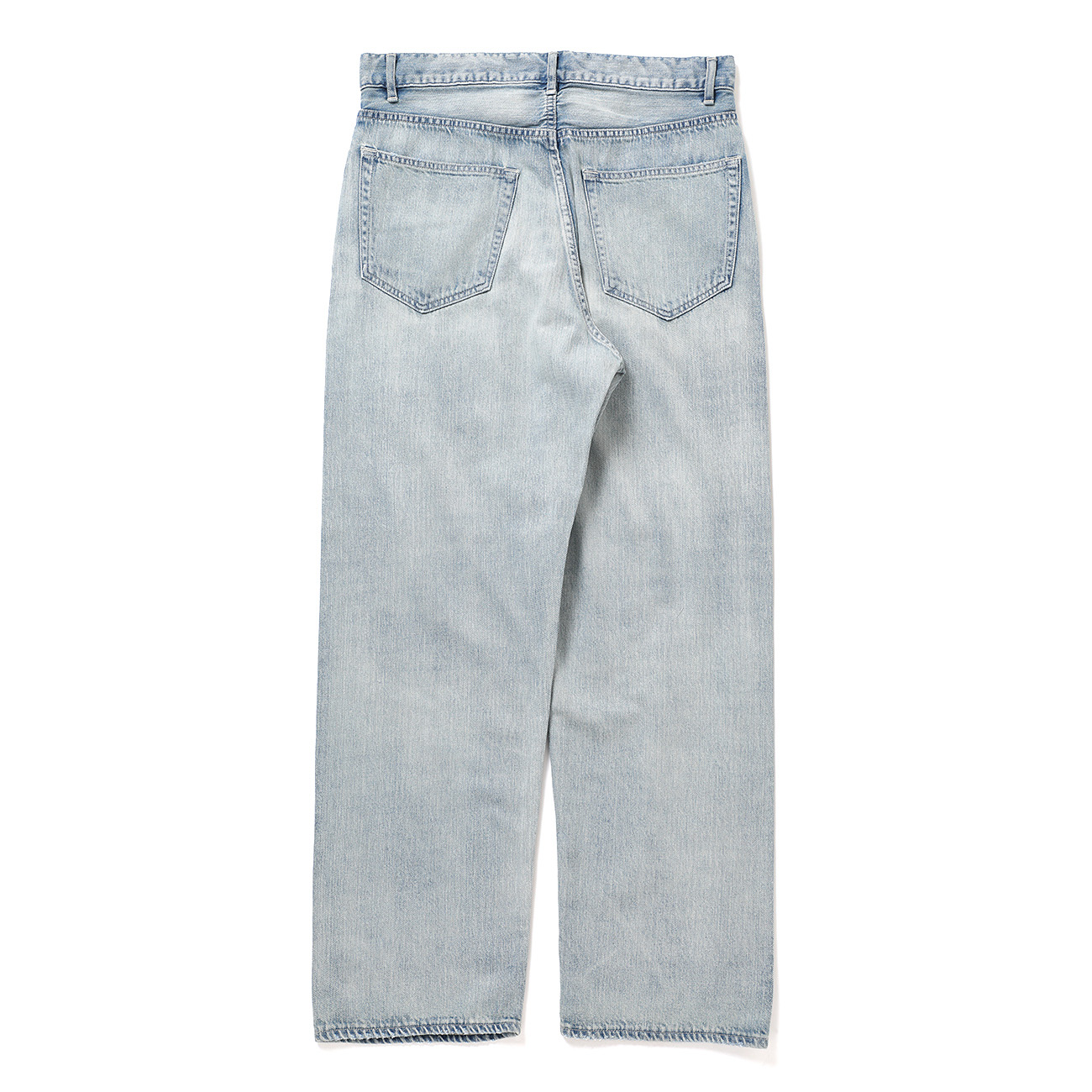 AURALEE / オーラリー | FADED SELVEDGE LIGHT DENIM WIDE PANTS