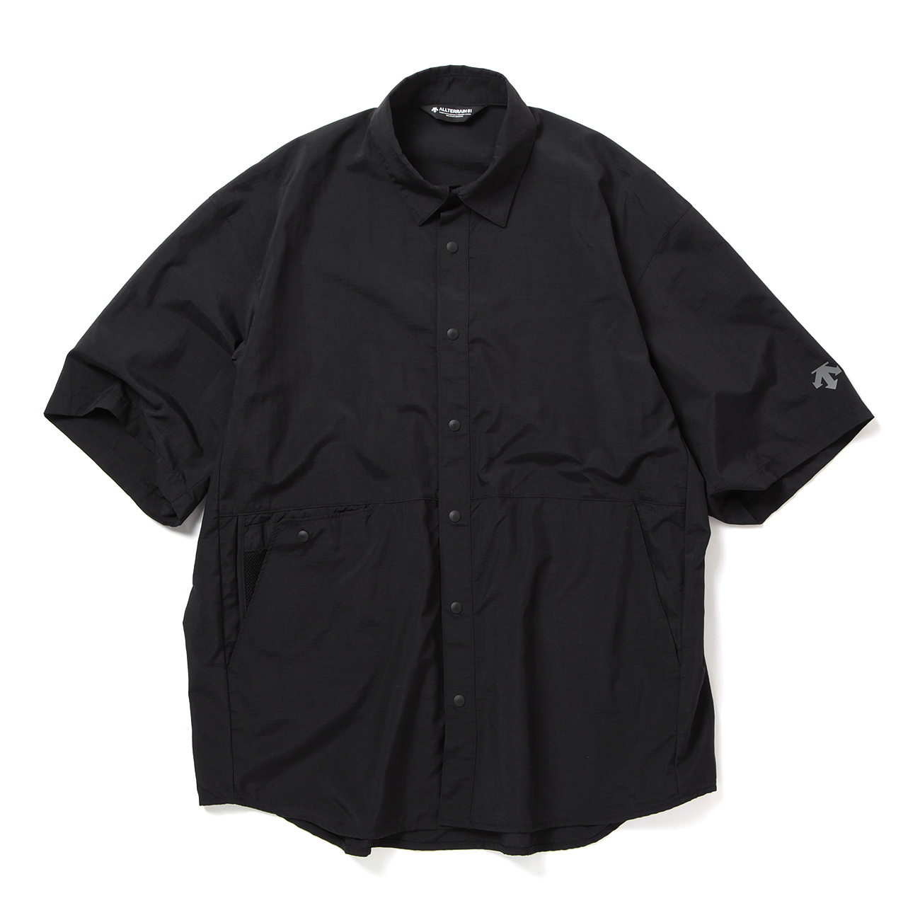 NYLON WR H/S SHIRT - Black