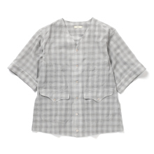 STEAF. / スティーフ | HUNTER SHEER SHIRTS - Lead Black