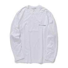 COMME des GARCONS SHIRT | cotton jersey plain with printed CDG SHIRT logo on chest - White