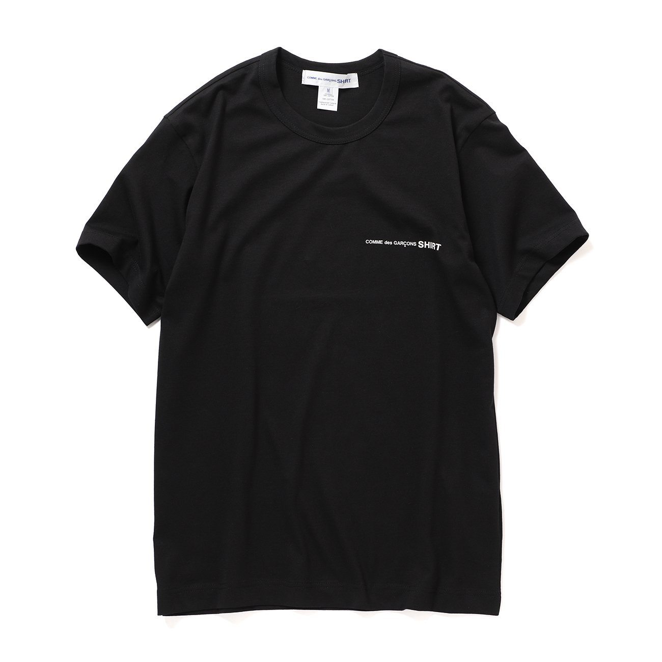 cotton jersey plain with printed CDG SHIRT logo on chest