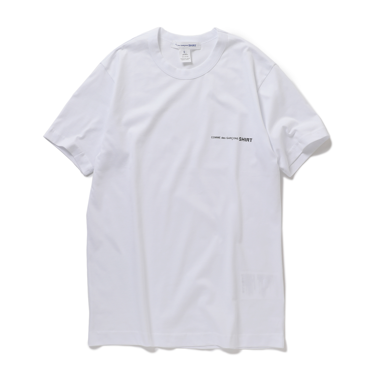 COMME des GARCONS SHIRT | cotton jersey plain with printed CDG