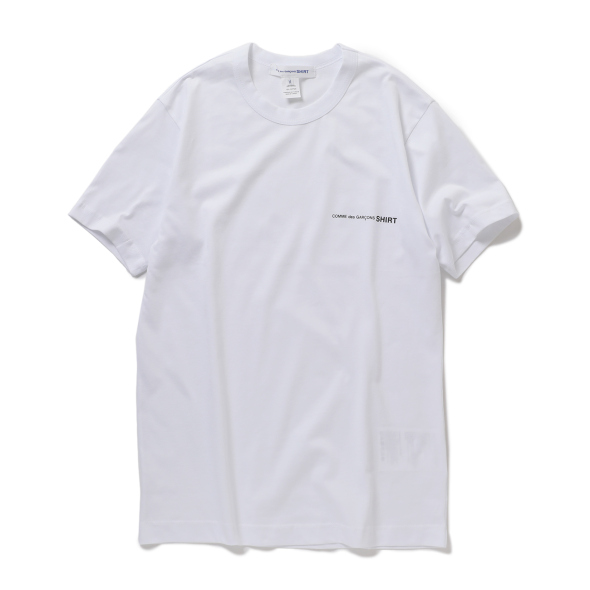 COMME des GARCONS SHIRT | cotton jersey plain with printed CDG