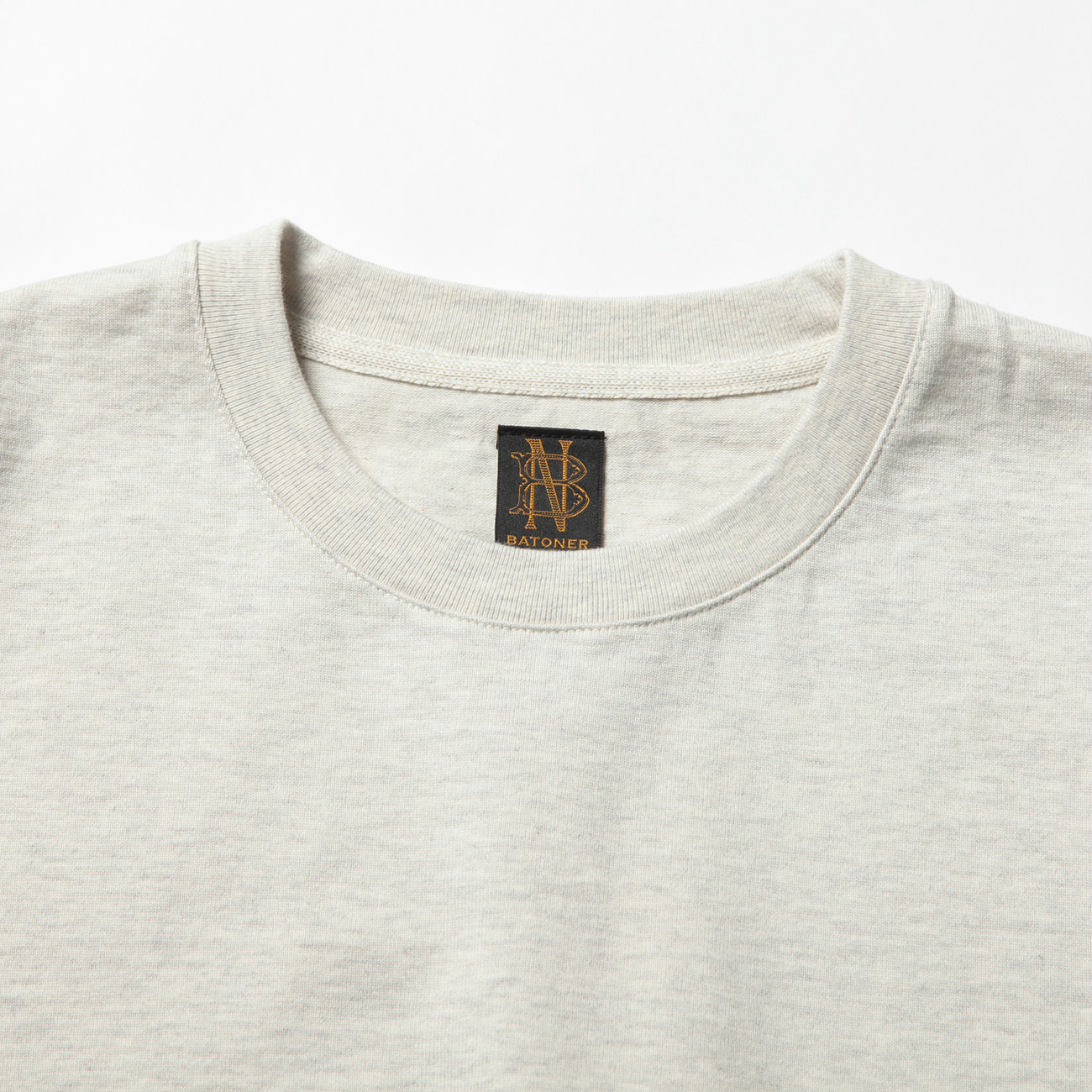 トップス BATONER BATONER / バトナー | STANDING KNIT CREW NECK T-SHIRT (メンズ
