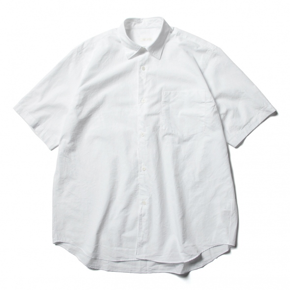 COMOLI / コモリ | コモリ ショートスリーブシャツ - White | 通販 ...