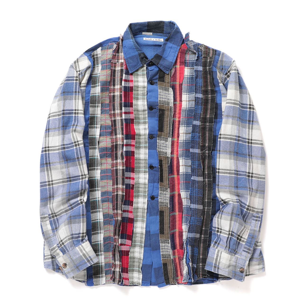 Needles チェックシャツ L ニードルス NEEDLES ・One-Up Shirt - Printed Flannel / Plaid BROWN ・Track