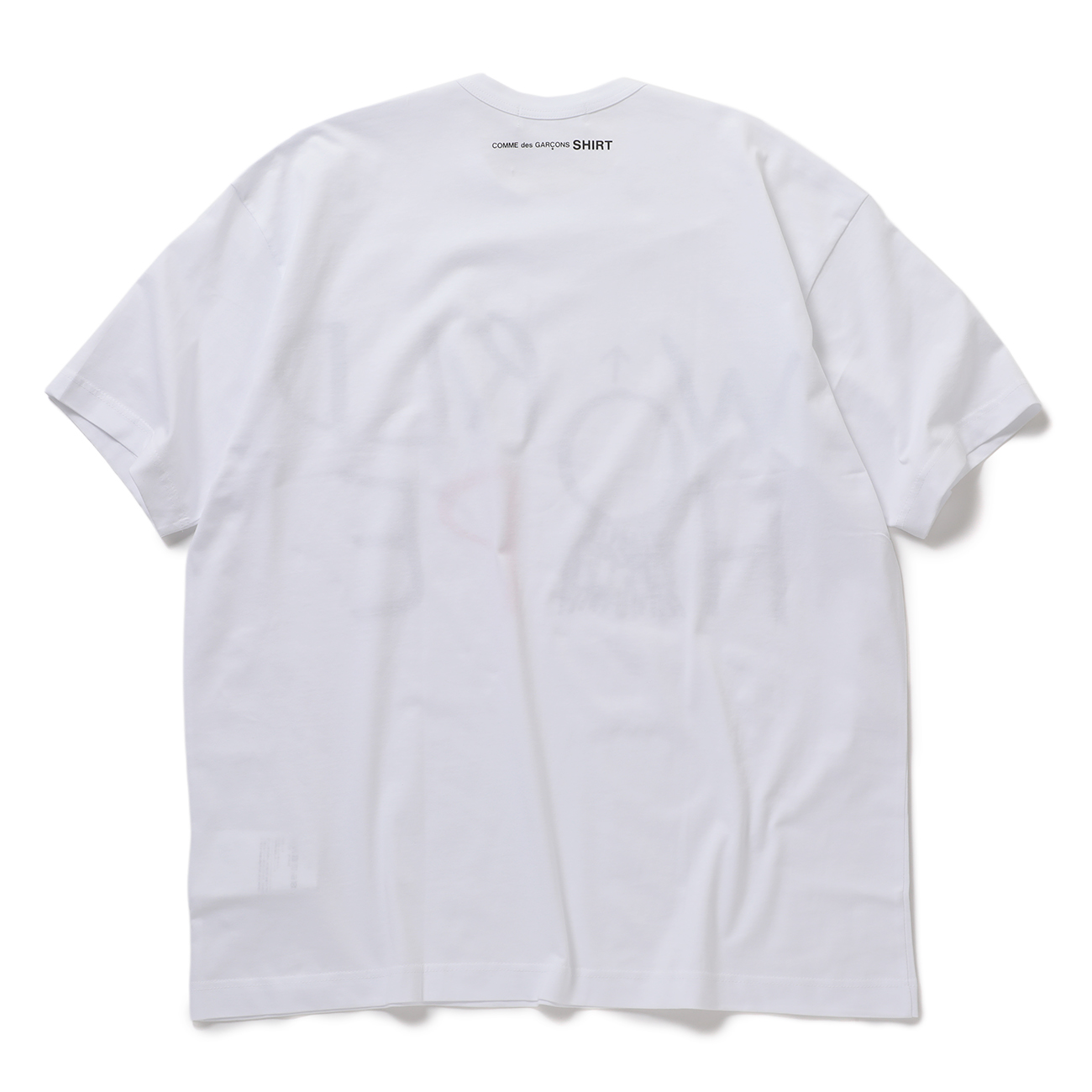 COMME des GARCONS SHIRT | printed cotton jersey OVERSIZED / WORLD