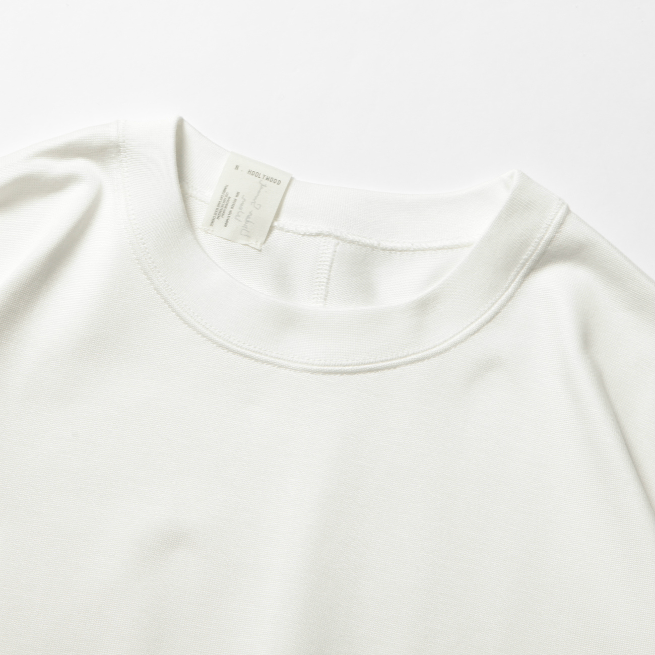 N.HOOLYWOOD / エヌハリウッド | 16 RCH CREW NECK T-SHIRT - White 