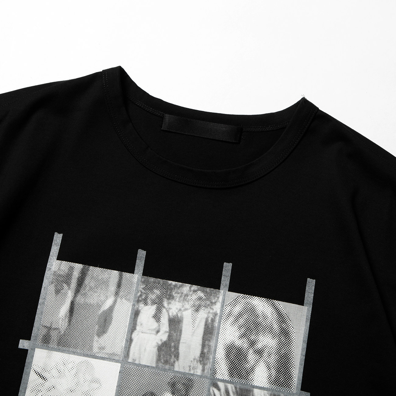 Print T-Shirt - Black_2