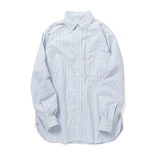 nanamica / ナナミカ | Button Down Stripe Wind Shirt - Navy