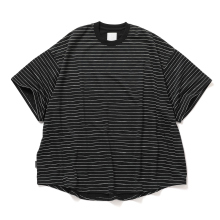 S.F.C Stripes For Creative / エスエフシー | SUPER BIG SIDE STRIPE TECH SS TEE - Black