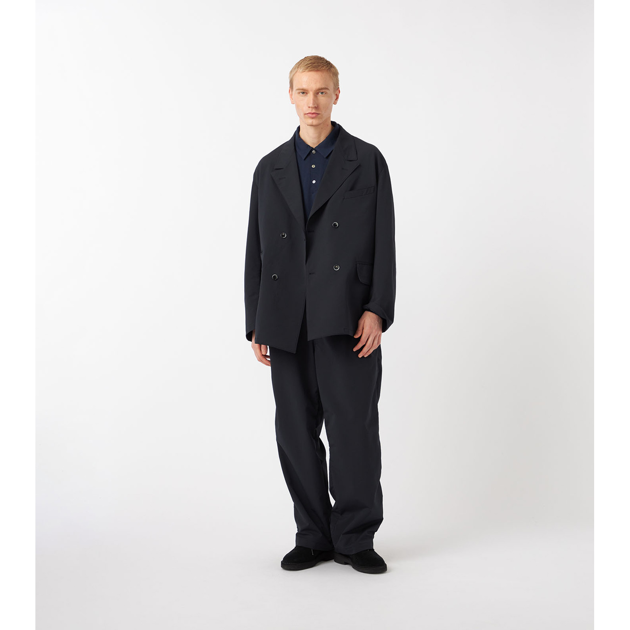 【美品】ナナミカ ALPHADRY Club Jacket テーラード 黒色　M NANAMICA 