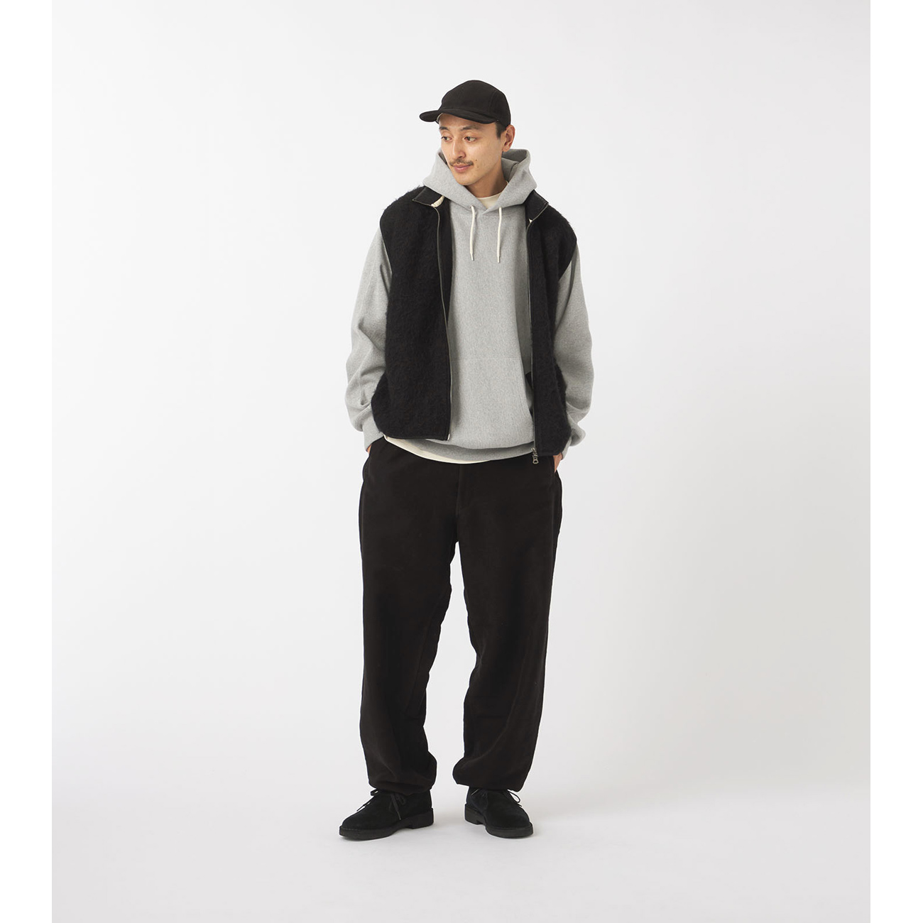 nanamica / ナナミカ | Zip-Up Mohair Vest - Navy | 通販 - 正規取扱